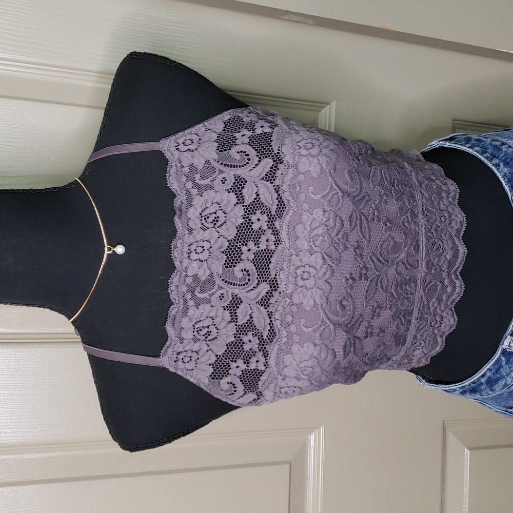 Mae Grey lace halter bralette size medium